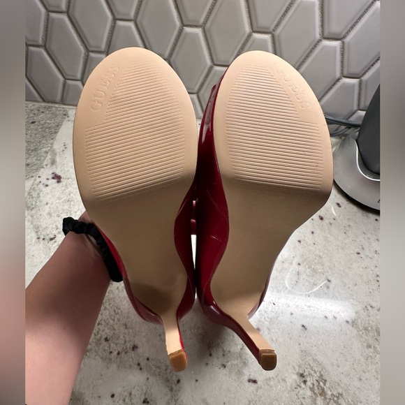 New Guess Platform Peep Toe Heels - Picture 3 of 4